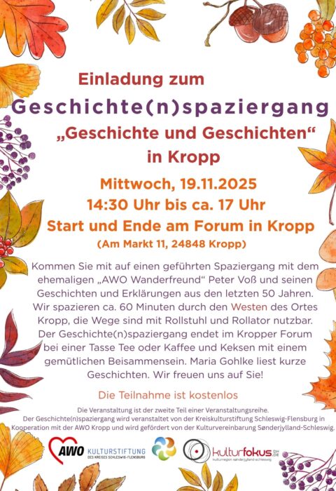 Einladung zum Geschichte(n)spaziergang „Geschichte und Geschichten“ in Kropp(2) - Kopie