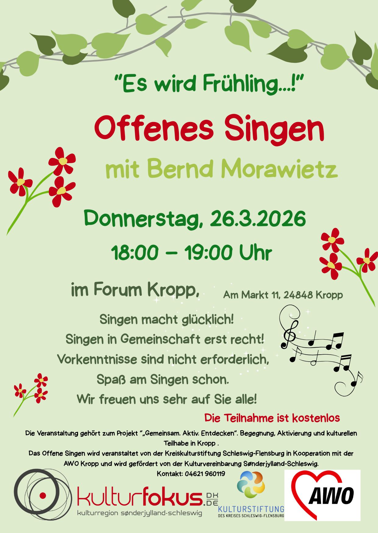 Offenes Singen in Kropp
